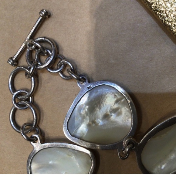 Bundle made. 1 silver Pendant 950 and Abalone w/pewter bracelet good condition - Picture 8 of 11